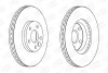 Диск тормозной передний (кратно 2) Ford Galaxy II (Wa6) (06-15), S-Max (Wa6) (06-14) CHAMPION 562628CH (фото 2)
