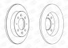 Kia тормозной диск задний cerato 04- CHAMPION 562788CH (фото 1)