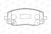 Колодки тормозные дисковые передние HYUNDAI i10 I (PA) 07-|KIA PICANTO I (SA) 04 CHAMPION 572526CH (фото 2)