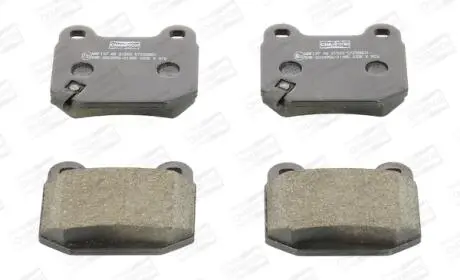 NISSAN К-т тормозных колодок 350Z CHAMPION 572558CH