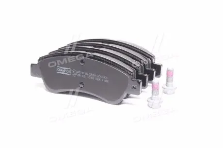 Тормозные колодки citroen c3, c4, ds3 peugeot 206, 207 передние CHAMPION 573030CH