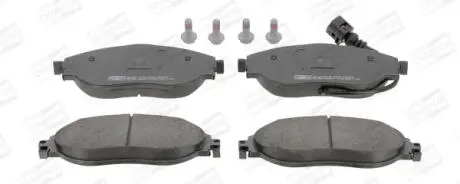 Vw Тормозные колодки передние audi a3,seat,skoda octavia,golf vii,sharan 10- CHAMPION 573418CH