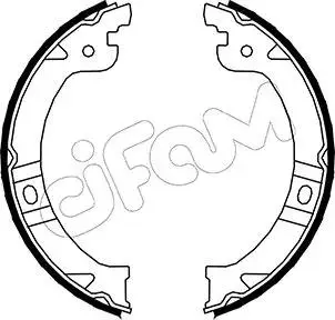 CHRYSLER гальмівні колодки барабанні Voyager 96- CIFAM 153-027