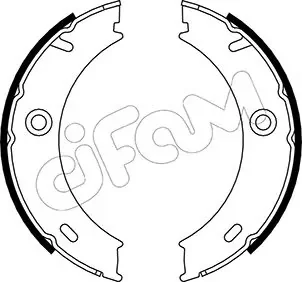 DB Комплект барабанних колодок SPRINTER 4-t Автобус (B904) 408 CDI (904.662, 904.663) 00-06, VW LT 28-35 II Автобус (2DB, 2DE, 2DK) 2.8 TDI 01-06 CIFAM 153-240