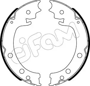 SUZUKI Комплект барабанних колодок GRAND VITARA II (JT, TE, TD) 1.6 (JB416) 05- CIFAM 153-519