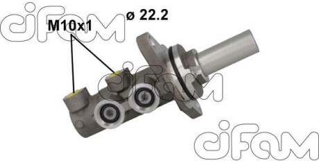 TOYOTA Головний гальм. циліндр COROLLA 1.4 01-, 1.6 06- CIFAM 202-1163