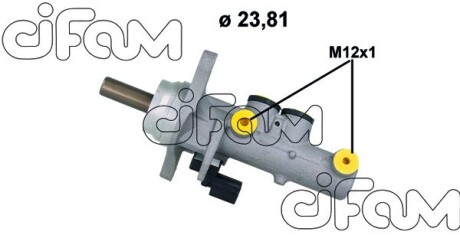 AUDI головний гальмівний циліндр AUDI A1 1.2-2.0 10- CIFAM 202-1213