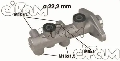 HYUNDAI Главный тормозной цилиндр Getz 02- CIFAM 202-345