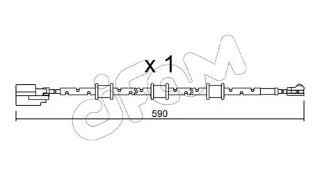 JAGUAR датчик зносу гальм. колодок передн. F-type, XF, XJ, XK 09- CIFAM SU.322