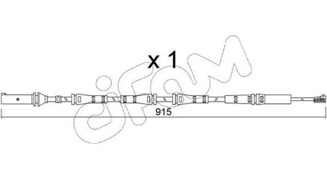 BMW датчик зносу задн. колодок G11 CIFAM SU.351
