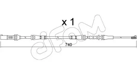 BMW датчик гальм колод. X4 2019- CIFAM SU.362