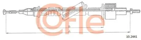 Трос зчеплення COFLE 10.2441