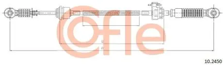 Трос КПП Ford Transit 2.0-2.4DI 00-06 COFLE 10.2450