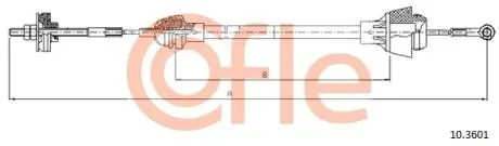 Трос зчеплення COFLE 10.3601