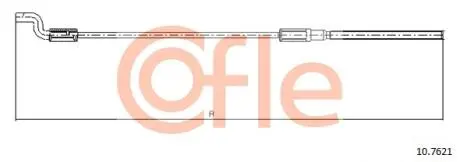 Трос стояночного гальма COFLE 10.7621