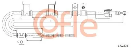 Трос ручника COFLE 17.2575