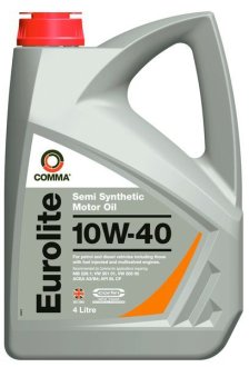 Моторна олива Eurolite 10W-40 (4л) COMMA EUL4L