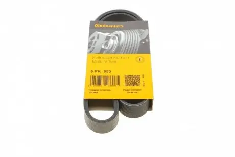 Ремень генератора Movano 2.8DTI 98>01 ALT,WP 3053818> CONTITECH 6PK850