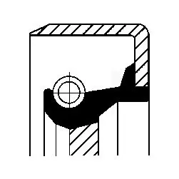 Сальник кпп CORTECO 12017369B