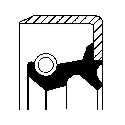 Сальник 40x64x10 CORTECO 19033803B