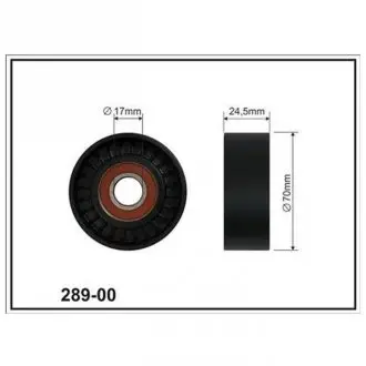 Vw ролик натяжной(17x70x25)(пл) passat 2,0fsi 05-. CX CX28800
