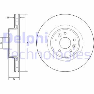 Тормозной диск Delphi BG9232C (фото 1)