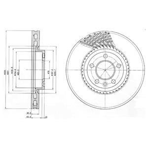 Тормозной диск Delphi BG9892 (фото 1)
