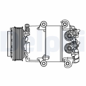 Компресор кондицiонера Delphi CS20466