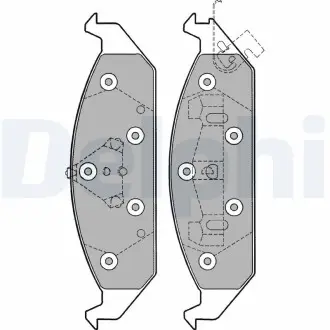 Тормозные колодки Delphi LP1161