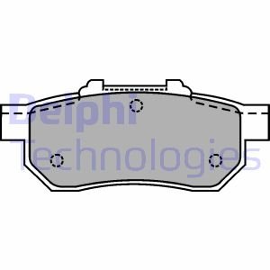 Тормозные колодки комплект Delphi LP1456 (фото 1)