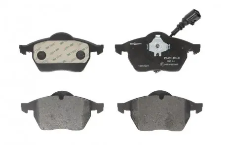 Тормозные колодки vag a3/tt/leon/toledo/octavia/golf/polo/jetta \'"f "96>> Delphi LP1525