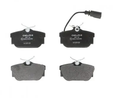 Тормозные колодки dl lp1019 Delphi LP1541