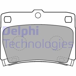 Тормозные колодки комплект Delphi LP1546
