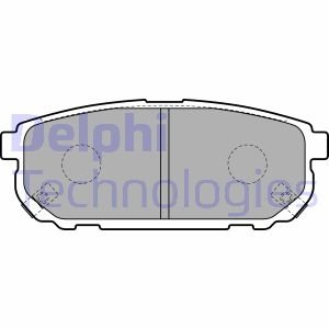Тормозные колодки комплект Delphi LP1850