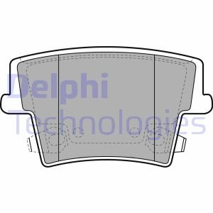 Тормозные колодки комплект Delphi LP2035 (фото 1)