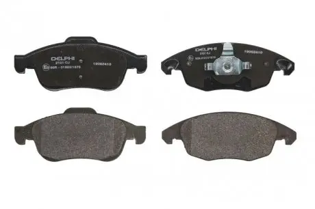 Тормозные колодки citroen/peugeot berlingo/c4/5008/partner "06>> Delphi LP2101