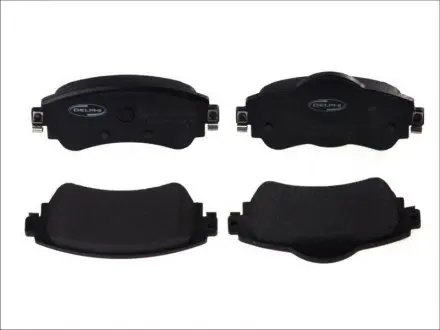 Тормозные колодки citroen c4 "f "11>> Delphi LP2228