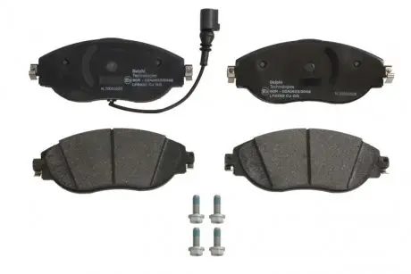 Тормозные колодки vw passat "f "10>> Delphi LP2250