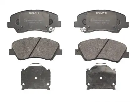 Тормозные колодки huyndai/kia accent/rio "f "10>> Delphi LP2497
