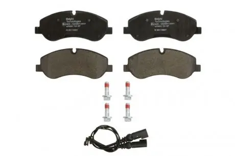 Тормозные колодки ford transit "f "12>> Delphi LP2661