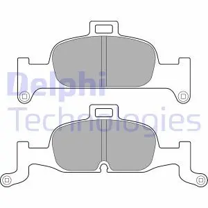 Тормозные колодки комплект Delphi LP3239