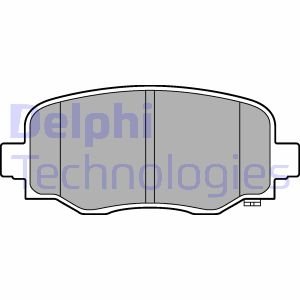 Тормозные колодки комплект Delphi LP3253 (фото 1)