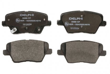 Тормозные колодки комплект Delphi LP3386