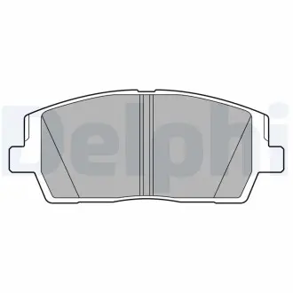 Тормозные колодки, дисковые Delphi LP3552