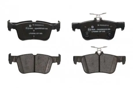 FORD Колодки тормозн. задн. GALAXY III, MONDEO V, S-MAX 14- Delphi LP3590