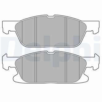 Гальмівні колодки Delphi LP3704