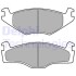 Тормозные колодки seat/vw cordoba/ibiza/golf/jetta/passat "f "83-02 Delphi LP420 (фото 1)