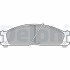 NISSAN Тормозные колодки передние Urvan E24,Terrano I,II,Pathfinder,Ford,Subaru Delphi LP543 (фото 1)