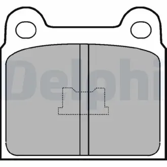 Тормозные колодки Delphi LP76