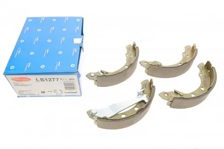Барабанные тормозные колодки audi/vw 100/80/90/coupe/golf/jetta/passat/passat "78-91 Delphi LS1277